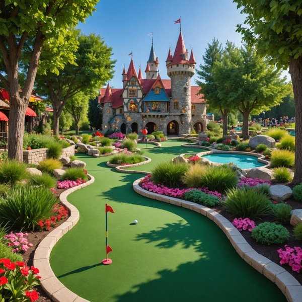Comment créer un parcours de mini-golf sur le thème des contes de fées?