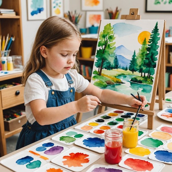 Quelles sont les meilleures pratiques pour enseigner l'aquarelle aux enfants?